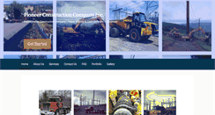 Desktop Screenshot of pioneerconstructioncoinc.com